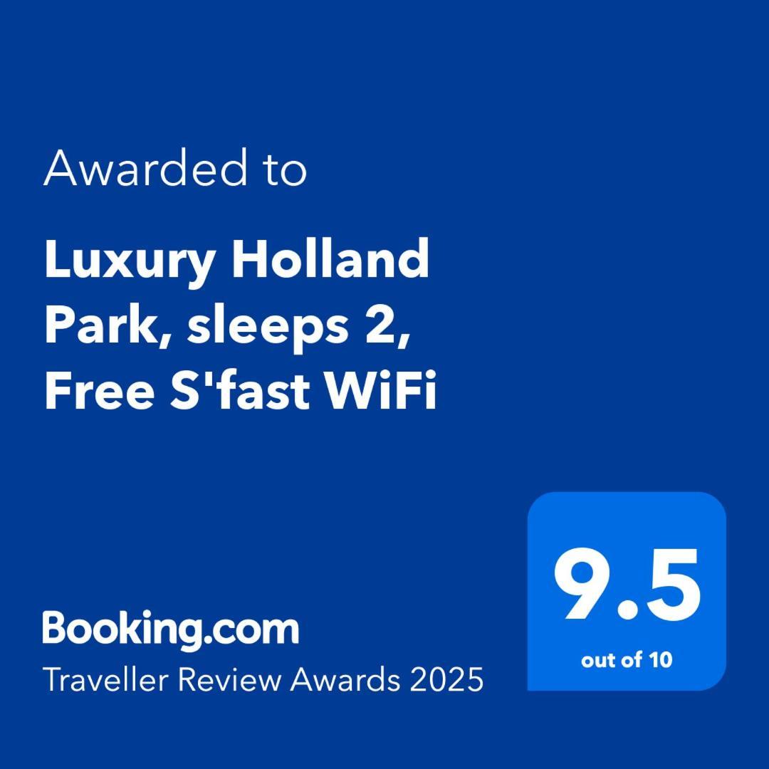 Luxury Holland Park, Sleeps 2, Free S'Fast Wifi Apartment London Bagian luar foto